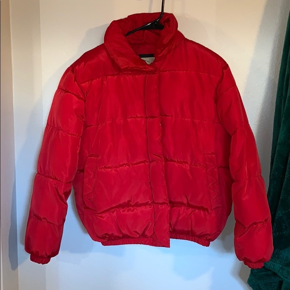 Red Puffer Jacket - Picture 2 of 4